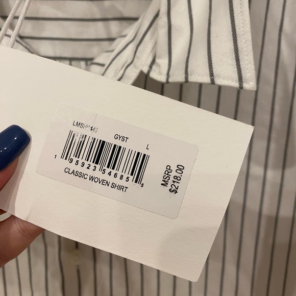 NWT Frame Classic Stripe Shirt Size Large - Picture 3 of 5